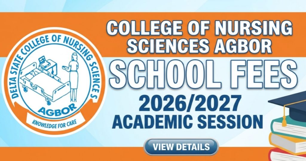College of Nursing Sciences Agbor School Fees 2026/2027